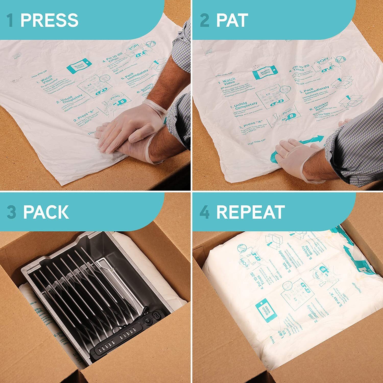 Sealed Air Instapak #100 (Qty 72)