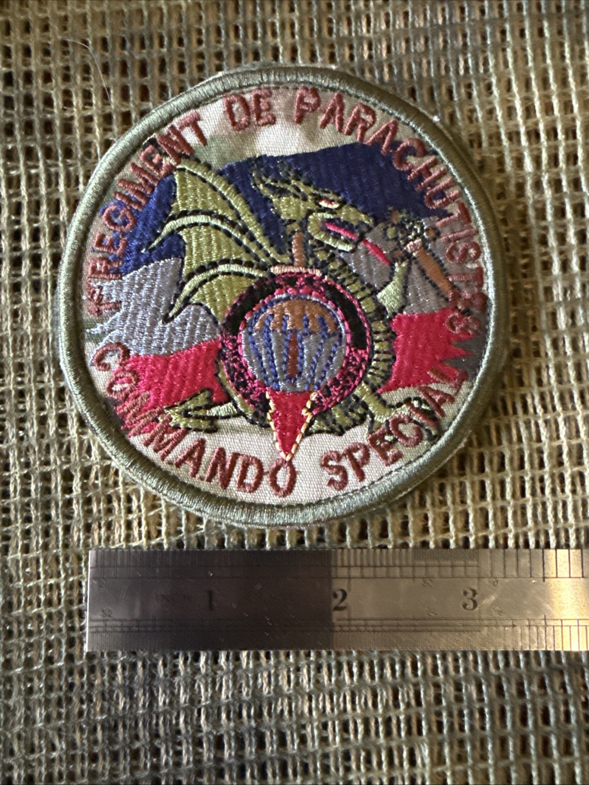 French Foreign Legion 1st Parachute Regiment Special Commando - Afgan War Patch