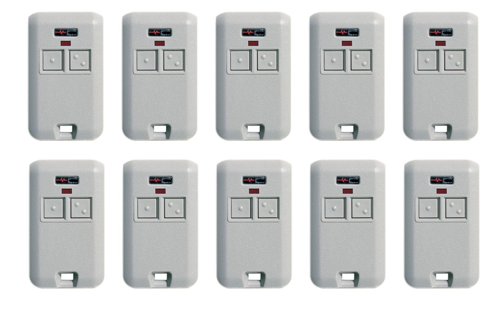 Comp Gate/Garage 2-Button Remote Multicode 300MHz 10 Switch 10-PACK