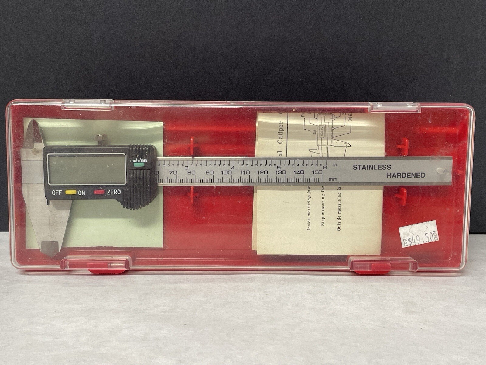 New (6" / 150mm) Electronic Digital Caliper Precision Stainless Inch/Metric