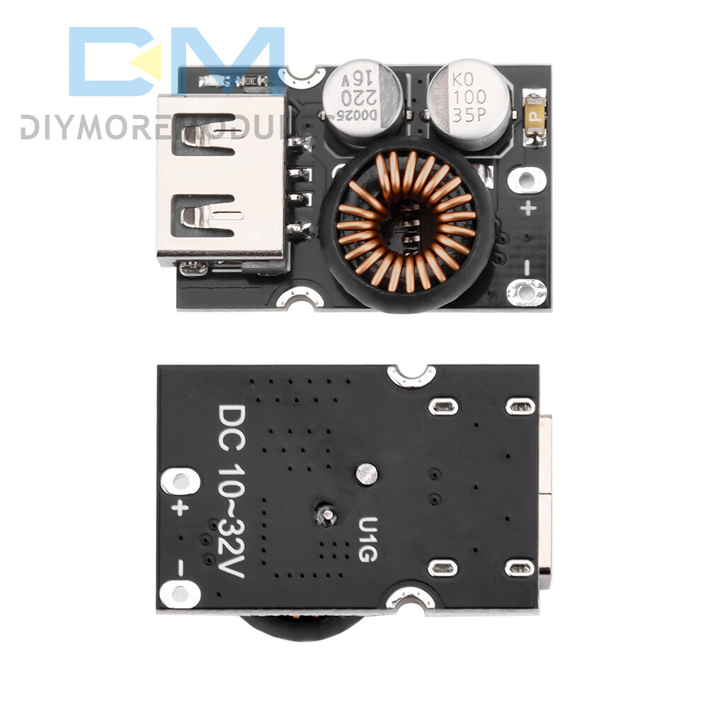 QC36W Fast Charging Module 12V24V to USB Charging Support QC3.0 2.0 AFC SCP