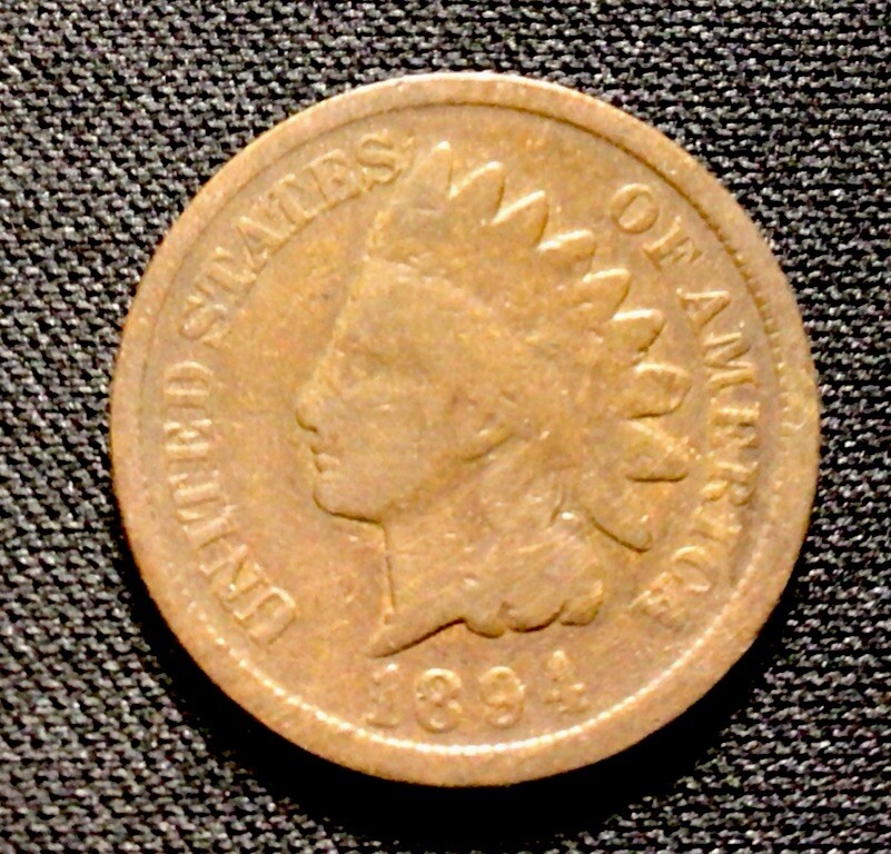 1894 Indian Head Cent VG! ENN Coins