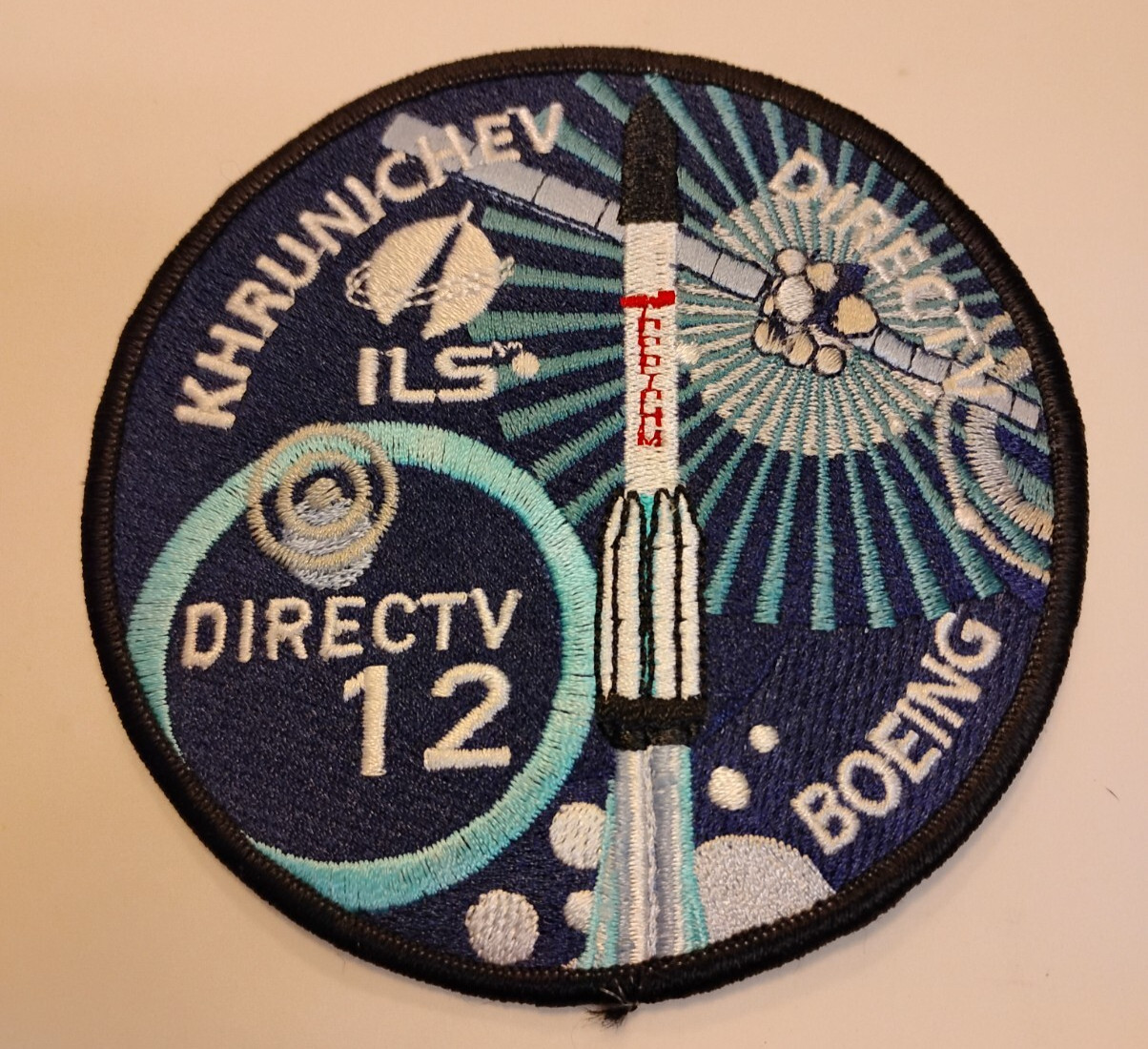 Proton ILS Directv 12 Boeing Cosmodrome Baikonur Khrunichev Patch