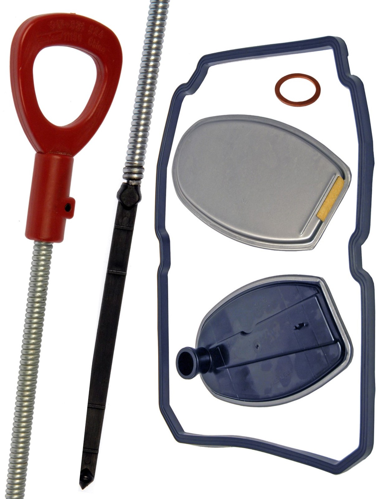 TRANSMISSION FILTER + GASKET automatic auto trans oil fluid Benz KIT+ DIPSTICK
