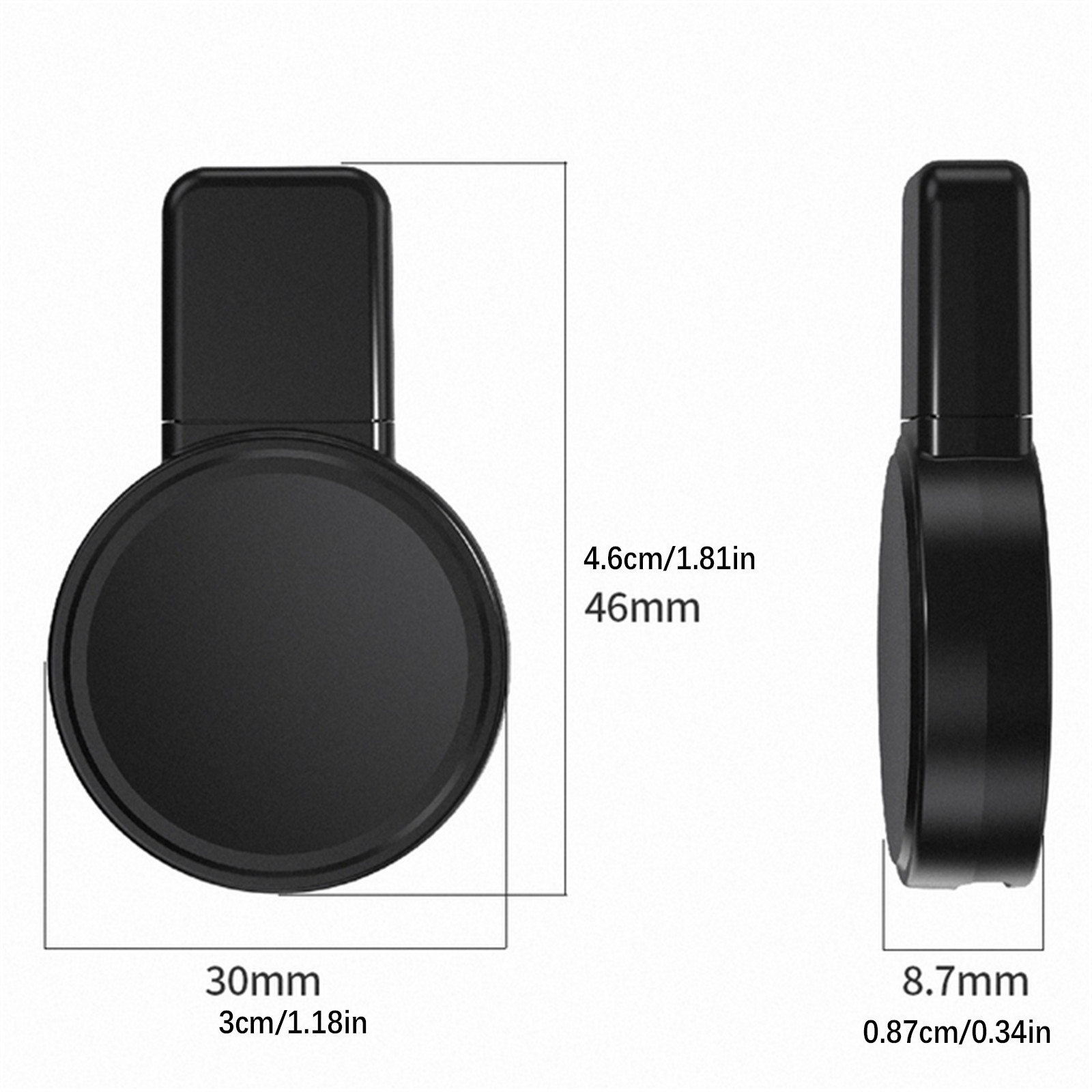 1Pc Mini Portable Wireless USB Type-C Smart Watch Charging Dock For Apple Watch-