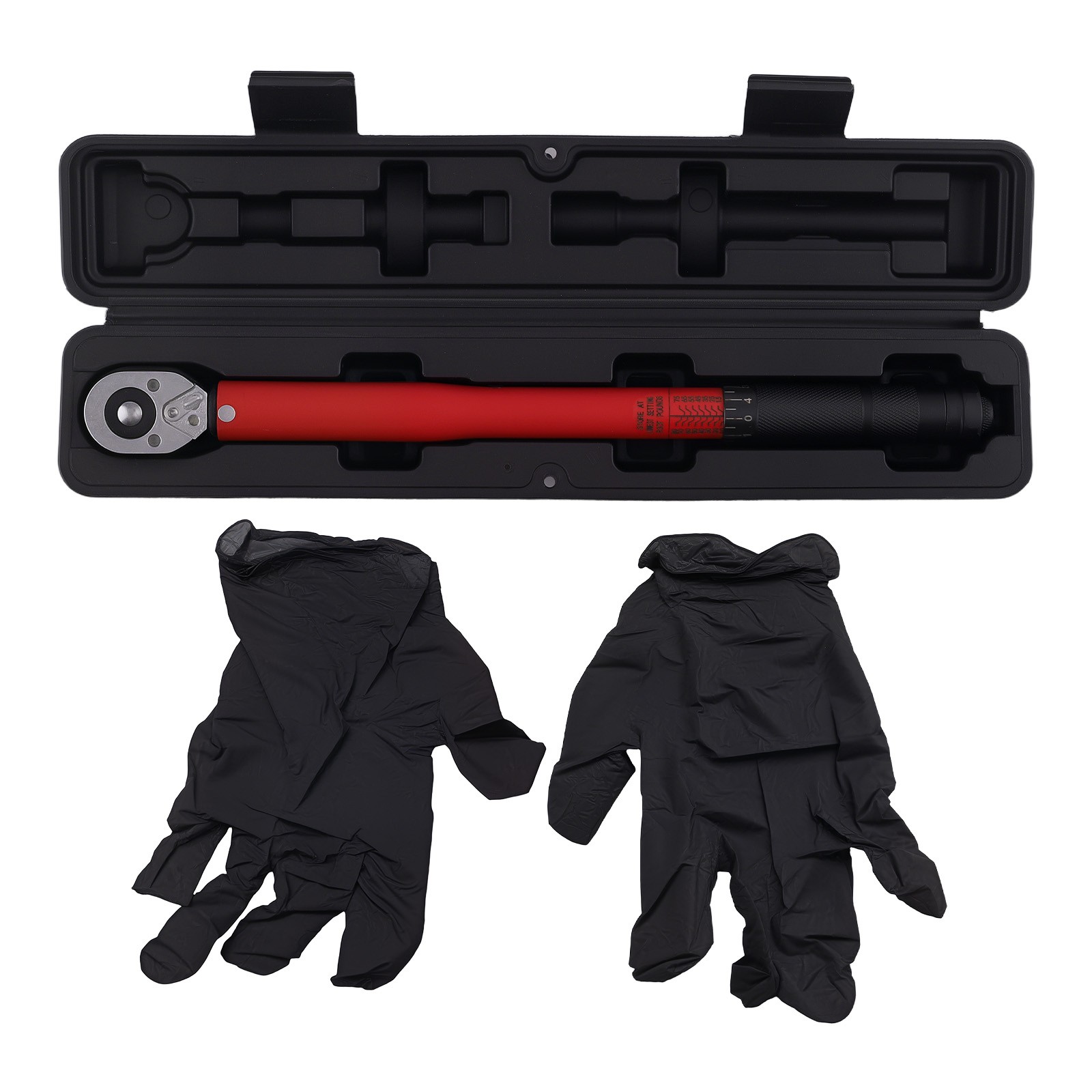 Garage Choice Torque Wrench 3/8" Drive 10-80 Ft-Lb with Case Chrome Steel