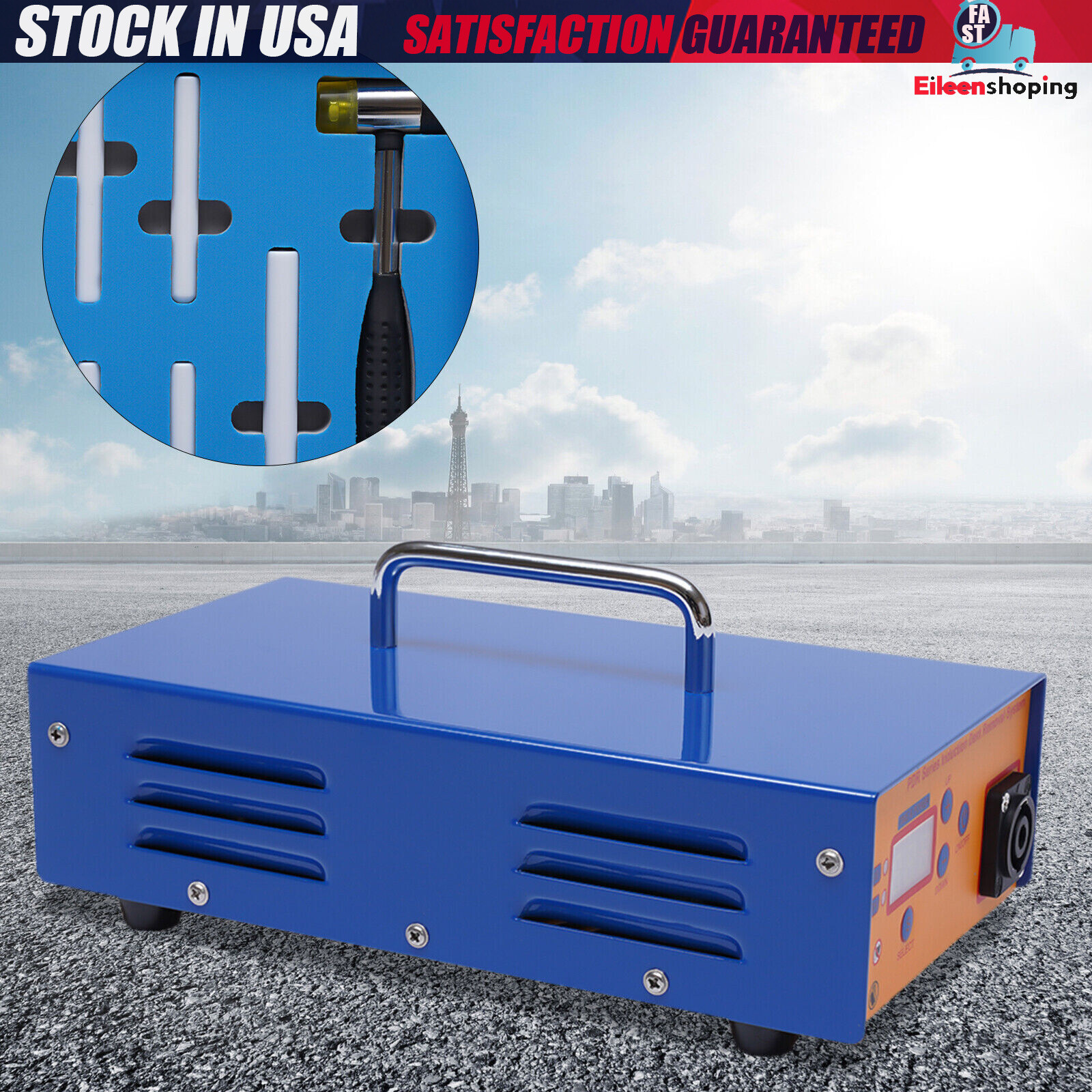 Pro Induction Heater Machine Hot Box Car Paintless Dent Removing Repair Kit Tool