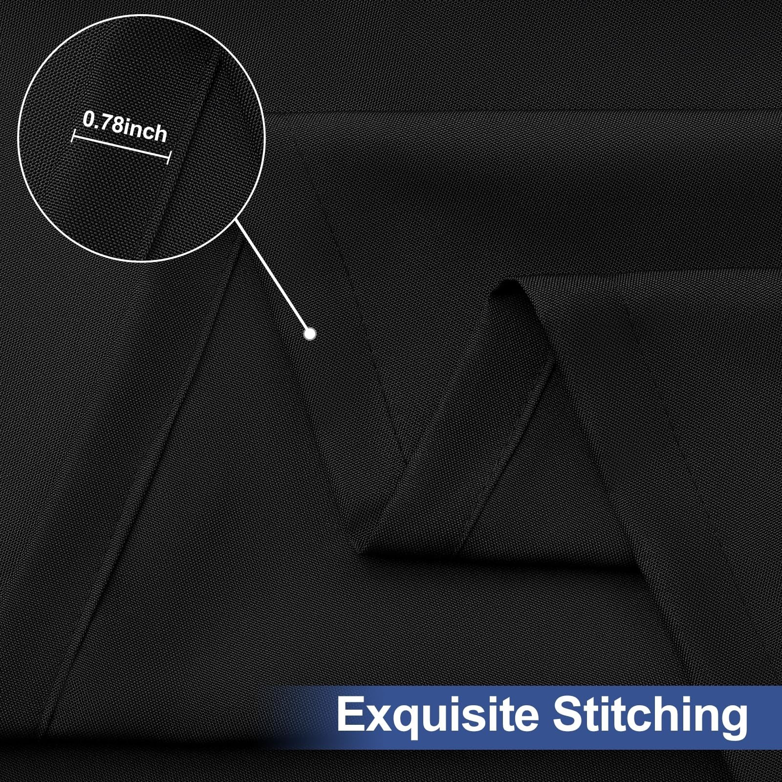 homing 6 Packs 6 Foot Rectangle Tablecloths, Washable Polyester Elastic Fitte...
