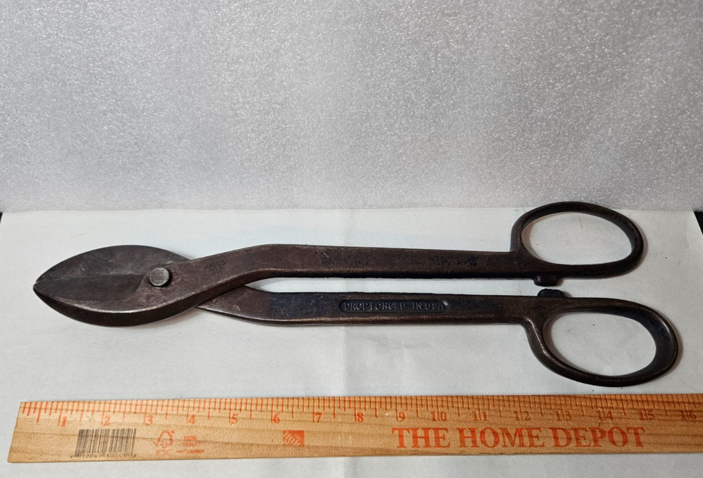 Vintage Tools ~ Wiss & Sons No. 10 17” Metal Shears Made in the USA 1937-1963