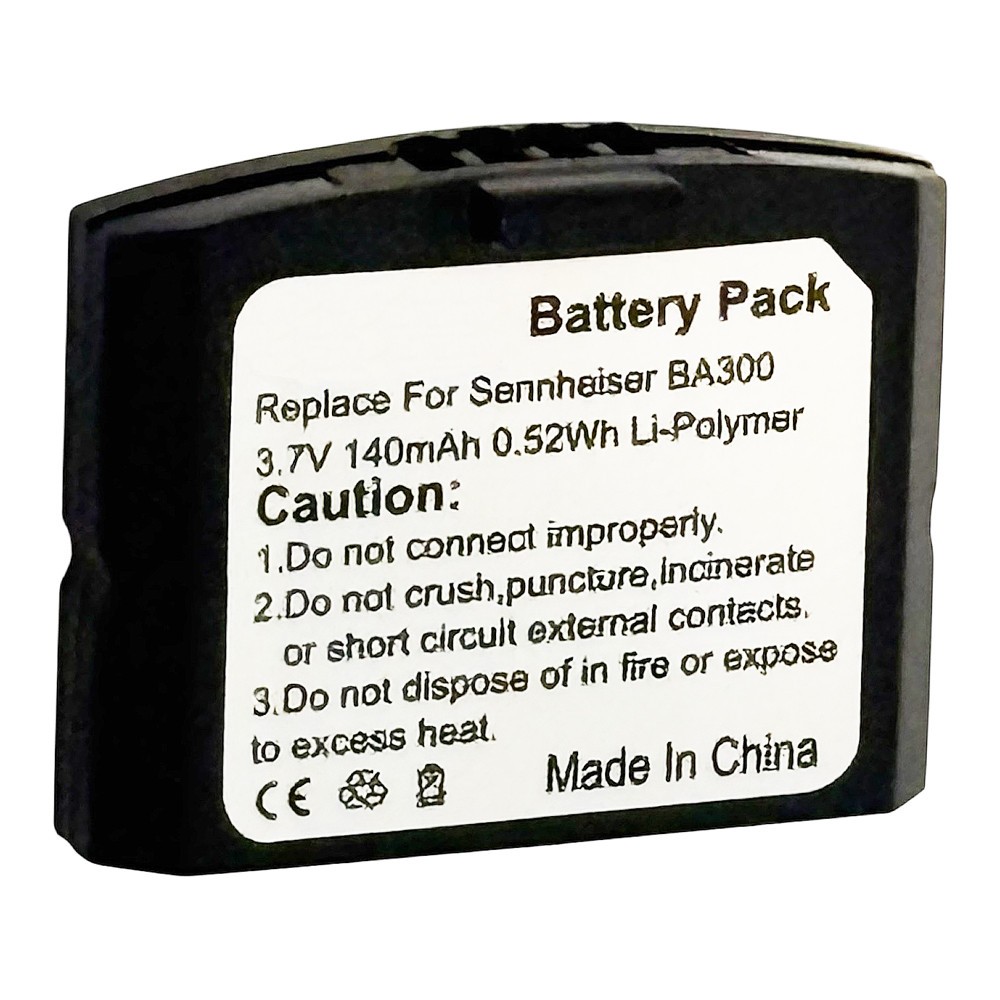 BA 300 Battery for Sennheiser SET 840, SET 840-S, SET 840-TV, SET 900 Headphones