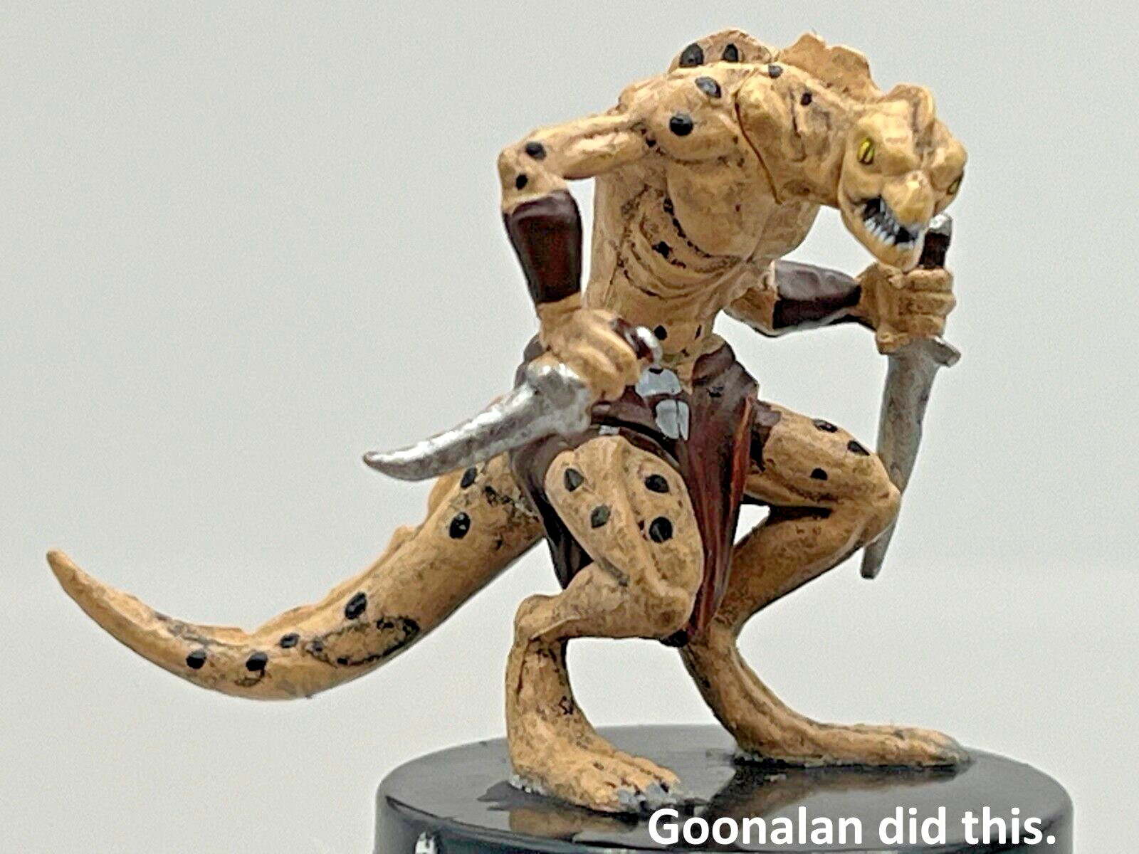 D&D Pathfinder Mini City Lost Omens 12 Xulgath (Troglodyte) Skulker