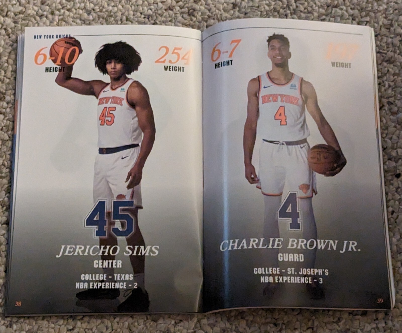 NY Knicks Official 2024 PLAYOFFES Game Program