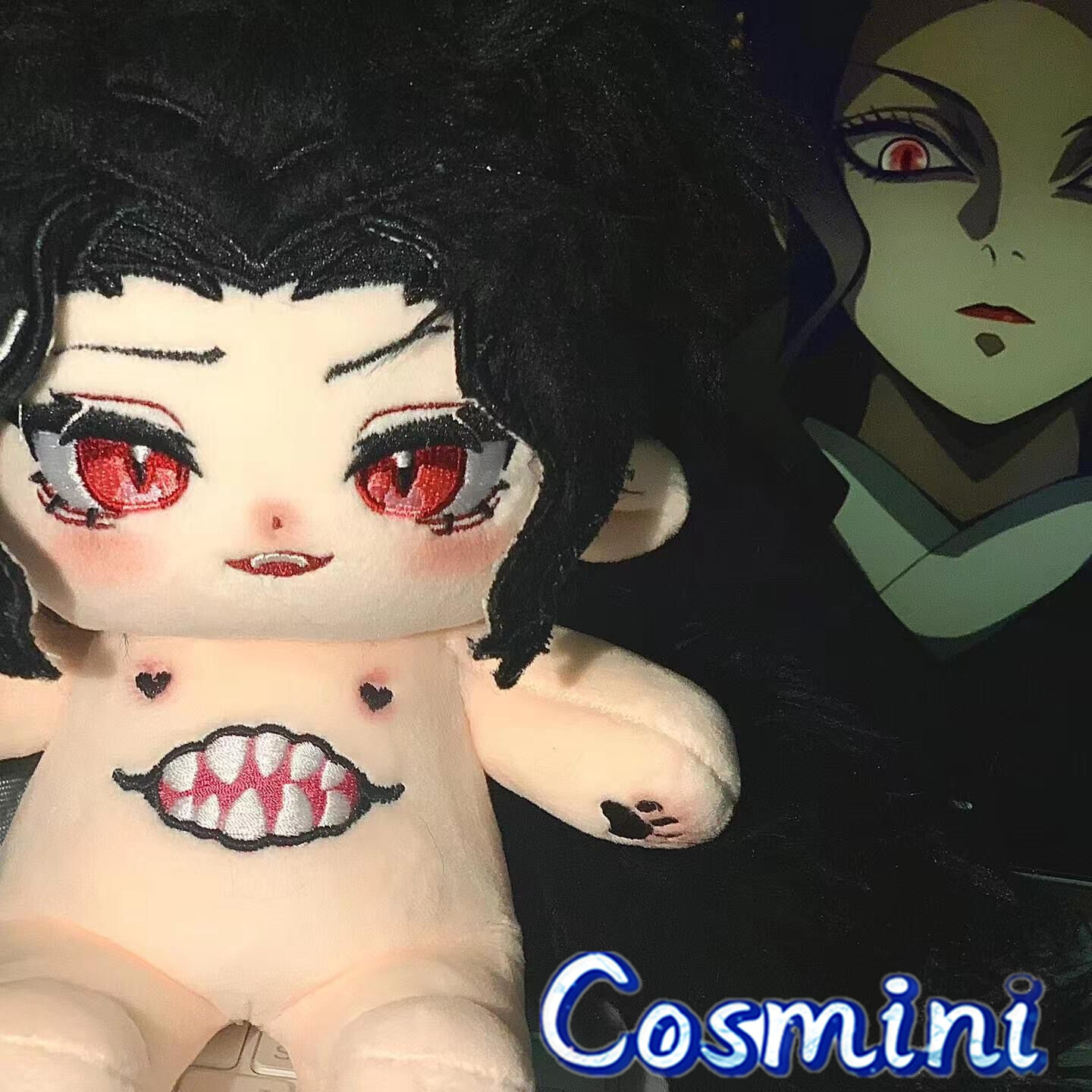 Demon Slayer Kibutsuji Muzan 20cm Plush Doll Stuffed Dress up Toy Anime