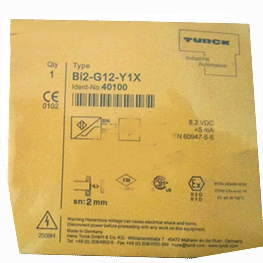 TURCK  Bi2-G12-Y1 40100 Inductive sensor ✦KD