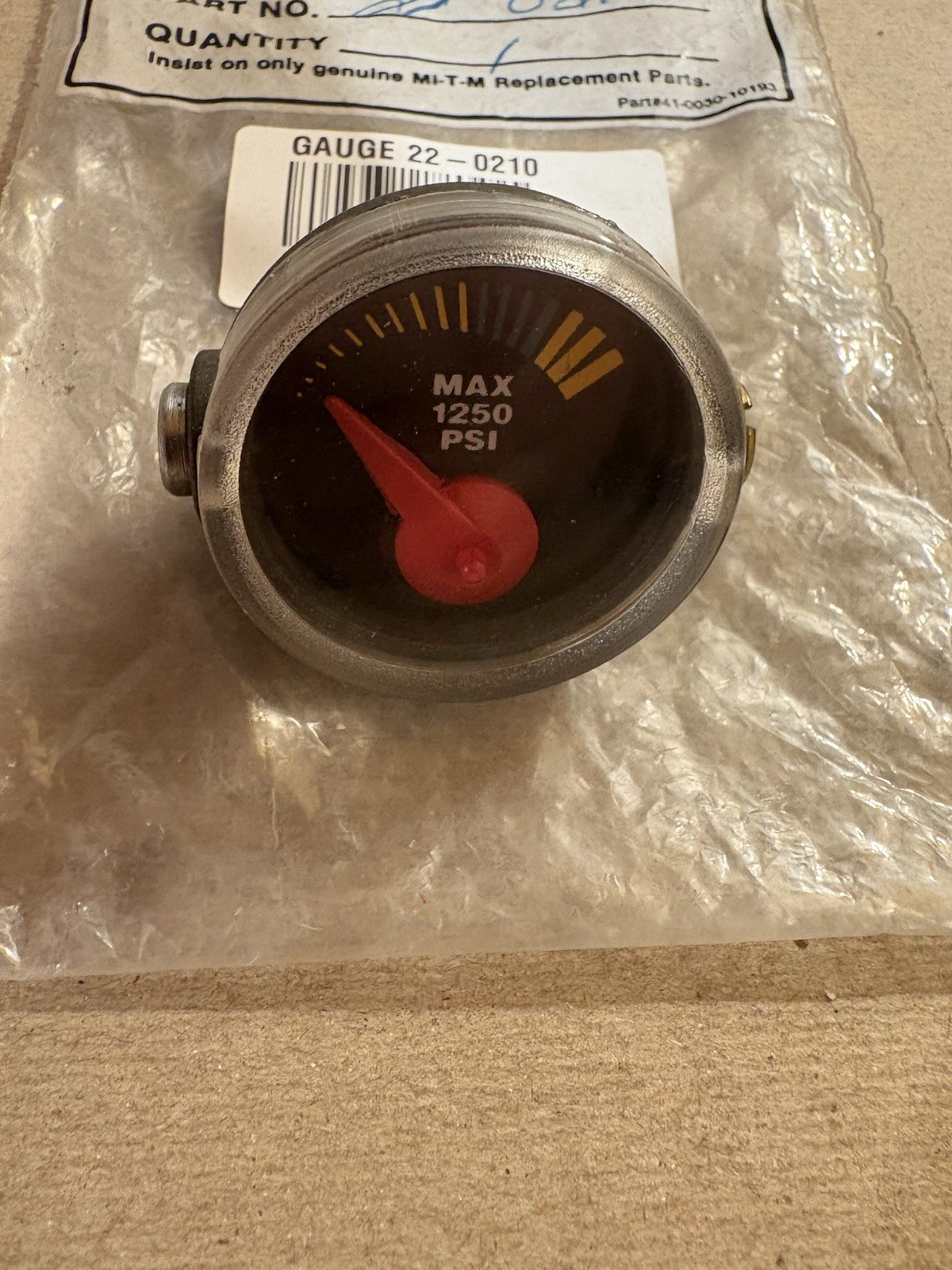 GENUINE OEM NOS MI-T-M 22-0210 PSI GUAGE INDICATOR CM-1250-A/C [8994]