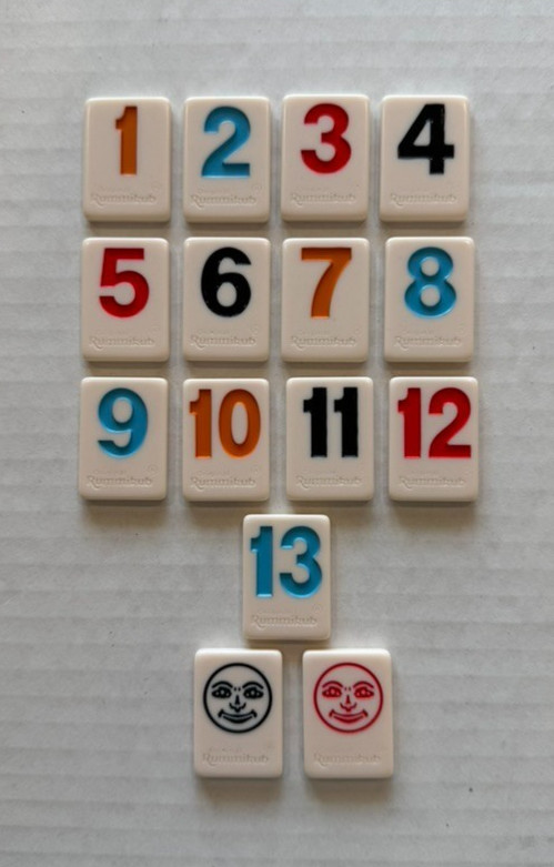 Rummikub Game Tiles Replacement Pieces Arts Crafts NEW 2024 LARGE TILES U CHOOSE