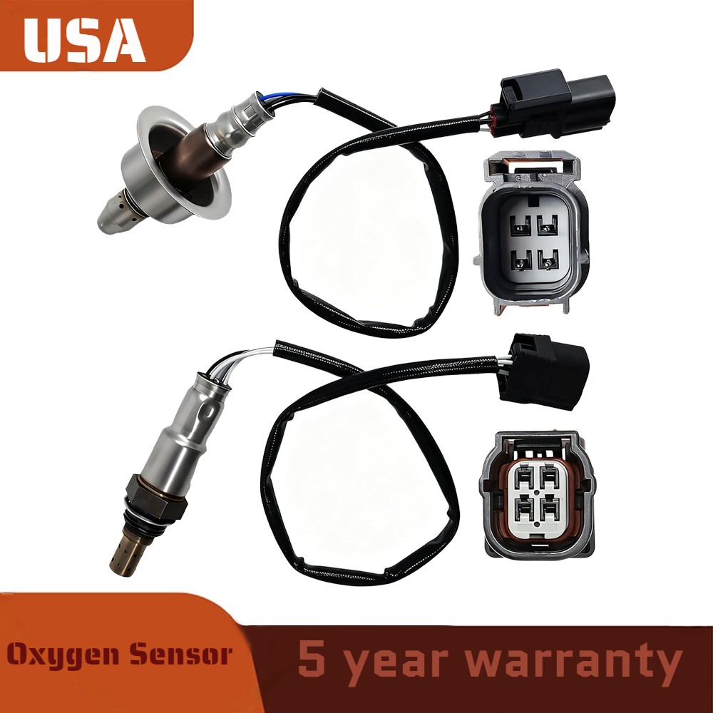 For 2013-2017 Honda Accord Sport EX 2.4L 2pcs Upstream + Down Oxygen O2 Sensors