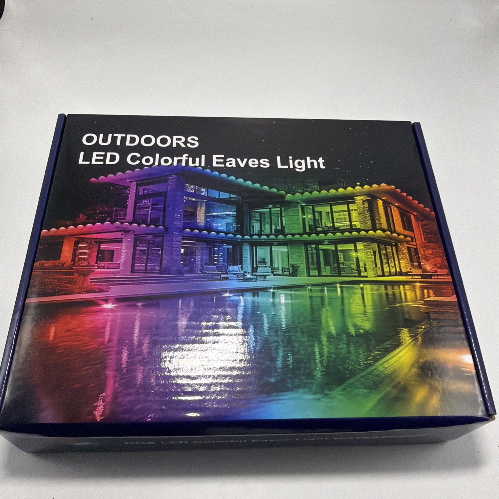 iHomey 50ft Permanent Outdoor Eaves Light with 30 LED, Waterproof