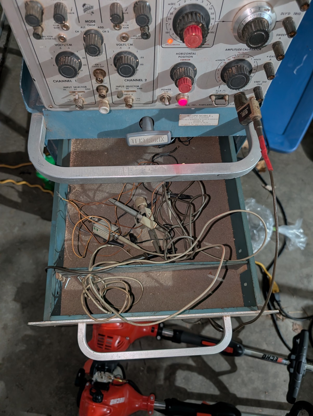 Tektronix Type 547 Oscilloscope 1A2 Dual-Trace Plug-in Unit