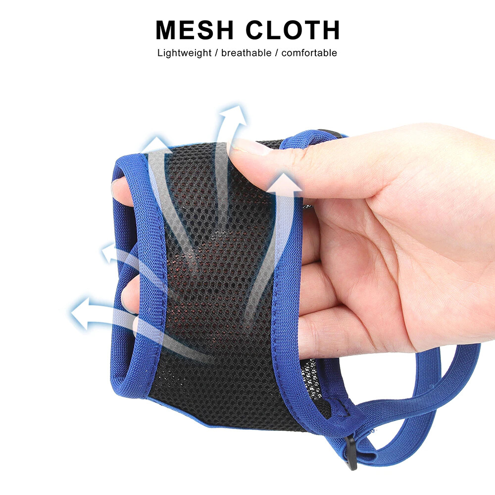 MUZZLE MESH Dog Pet adjustable strap anti bite bark chew Safety soft breathable