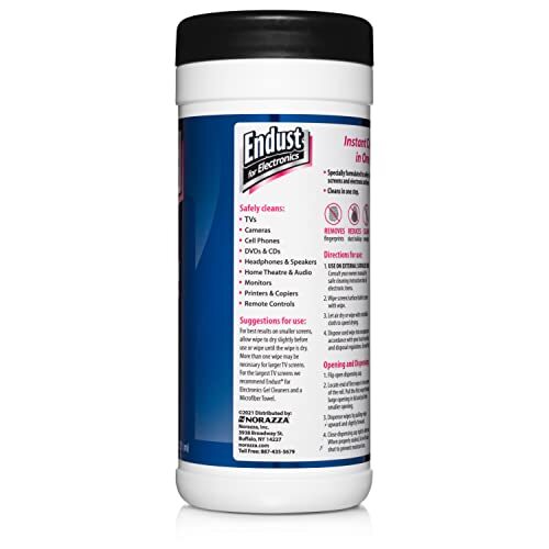 Para Productos Electronicos; Toallitas Limpiadoras De Pantallas Y Superficies,