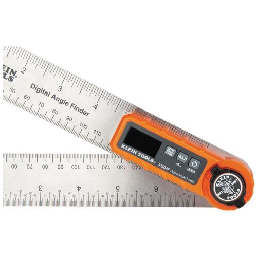 Klein Tools 3 in 1 Digital Angle Finder Precision Miter Saw Protractor LED Di...