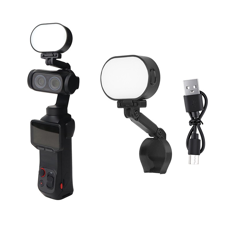 For Insta360 Luna Ultra Camera Quick Release Fill Light Brightness Adjustable