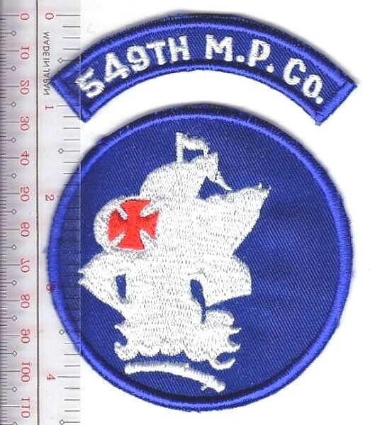 Canal Zone US Army, 549th Military Police MP Company, Fort Davis NO TARIFF