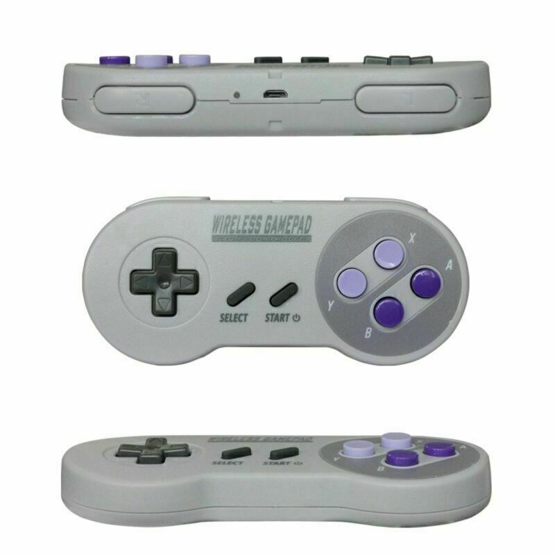 For Super SNES Classic Mini Game Console Wireless Gamepad Controller Accessories
