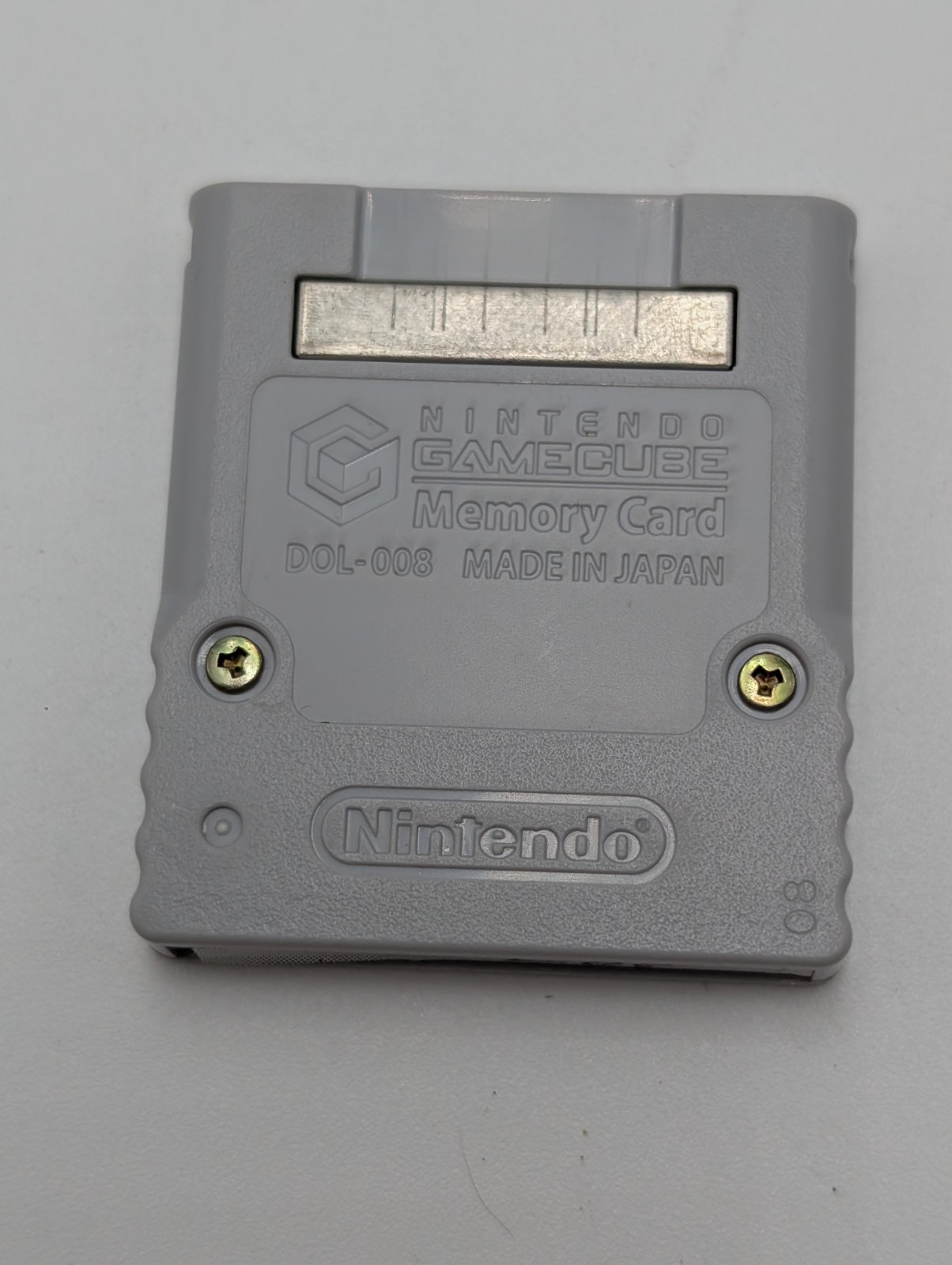 Nintendo GameCube Memory Card DOL-008 Grey OEM Official