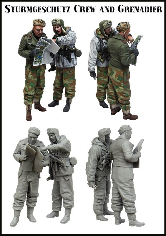 Unpainted 1/35 Resin Model  Ancient Resin 2 PCS 2033GG