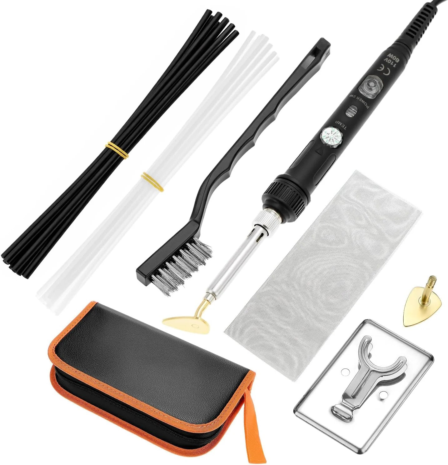 Plastic Welding Kit for Surface Repair - 80W, 110V, Adjustable Temperature 200-4