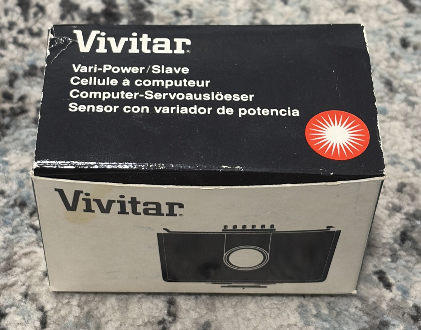 Vivitar Auto Thyristor 3300 Flash + Vari-Power/Slave Module Tested w/ Box Manual