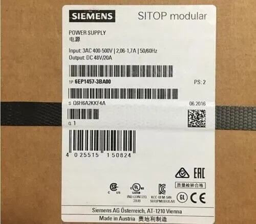 Siemens 6EP1457-3BA00 Automation Module Unit Processors Control New in box