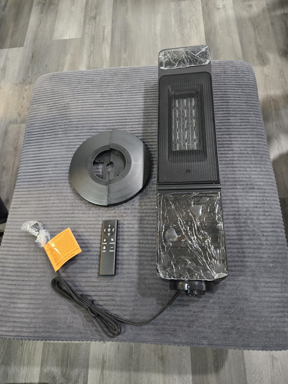 Tower Electric Fireplace Heater 120 V 1500 W Btu 5100