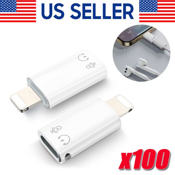 USB Type C Female to iOS Male Adapter For iPhone 14/13/12/11/XR/XS/SE 3 lot