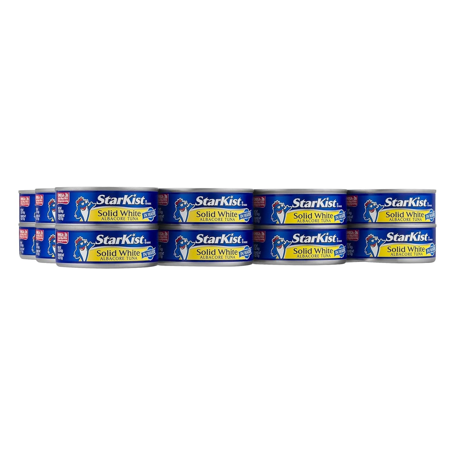 StarKist Solid White Albacore Tuna in Water, 5 oz (24 Pack) Canned Tuna Fish,
