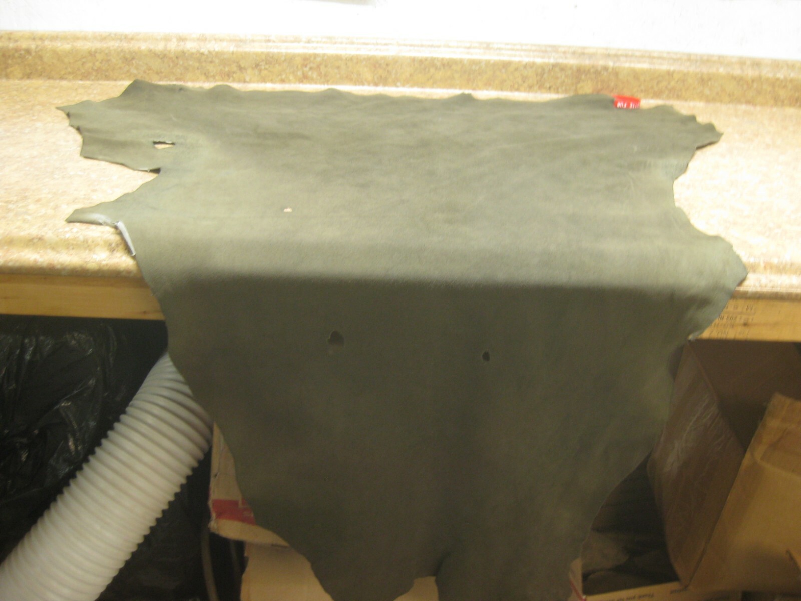 Tanned Buffed Deer Leather 0011253 Row AA a