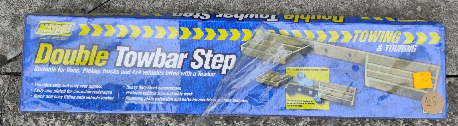 Double Towbar Step Ideal for Vans, 4x4's, Mini Bus, Pick Ups & Land Rovers