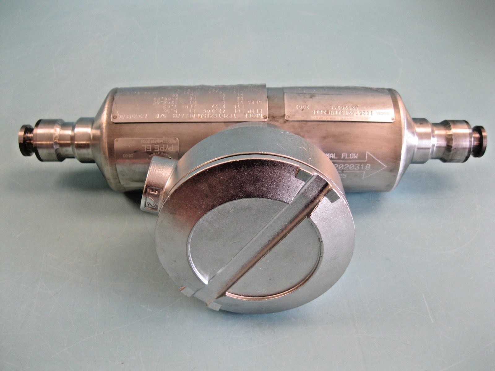 1/2" Tri-Clamp Micro Motion T025 T621SABUEZZZR Flow Sensor 700 Core Processor C9