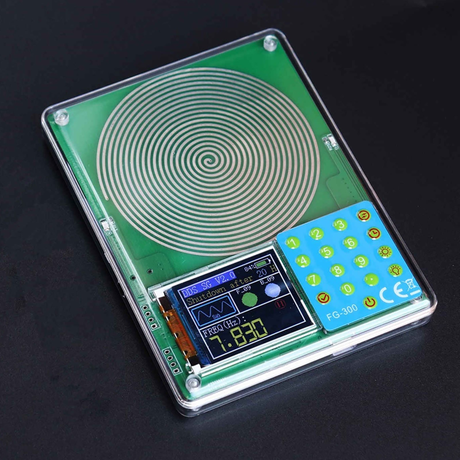 Frequency Generator with 13 Waveforms Including Sine Square Sawtooth and ECG