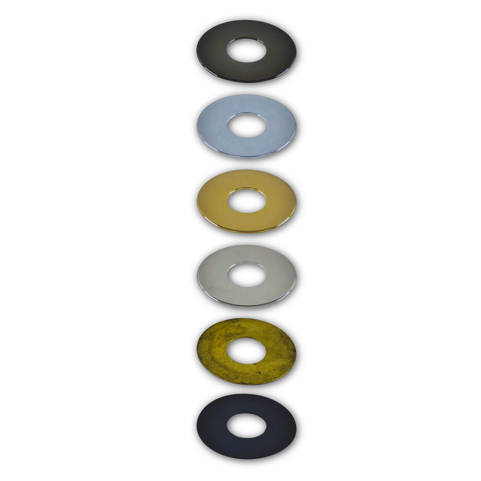 Advanced Plating Blank 3-Way Toggle Switch Washer "Poker Chip" - Fits Gibson®