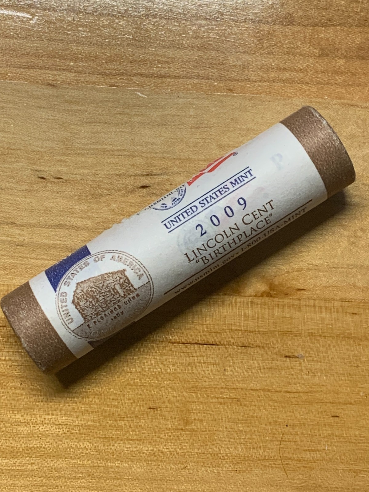 2009-D Lincoln Cent BU Roll, Birthplace