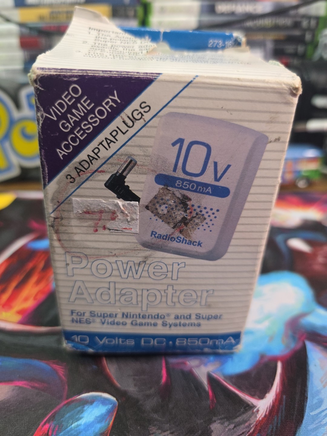 Radio Shack 273-1614 10VDC, 850mA Power Adapter (Nintendo/SNES/NES)