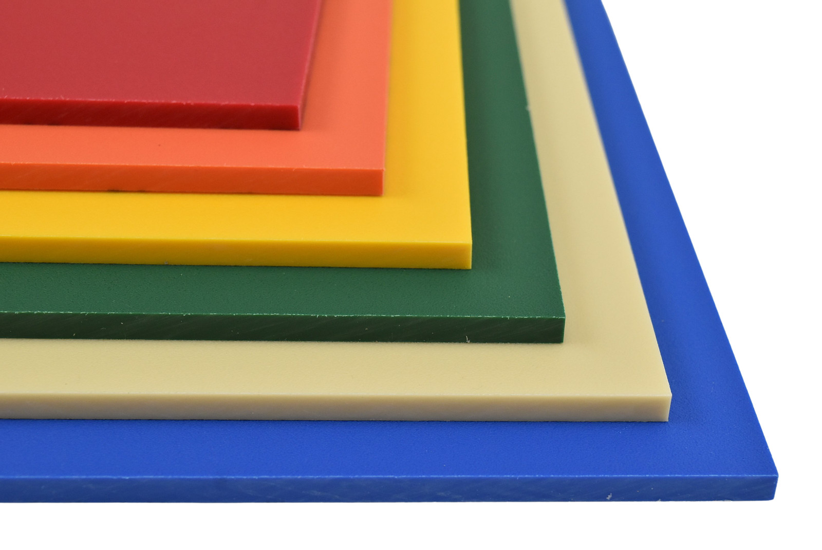 BuyPlastic Yellow King ColorBoard Plastic Sheet  3/4" x 12" x 12", Colored HDPE