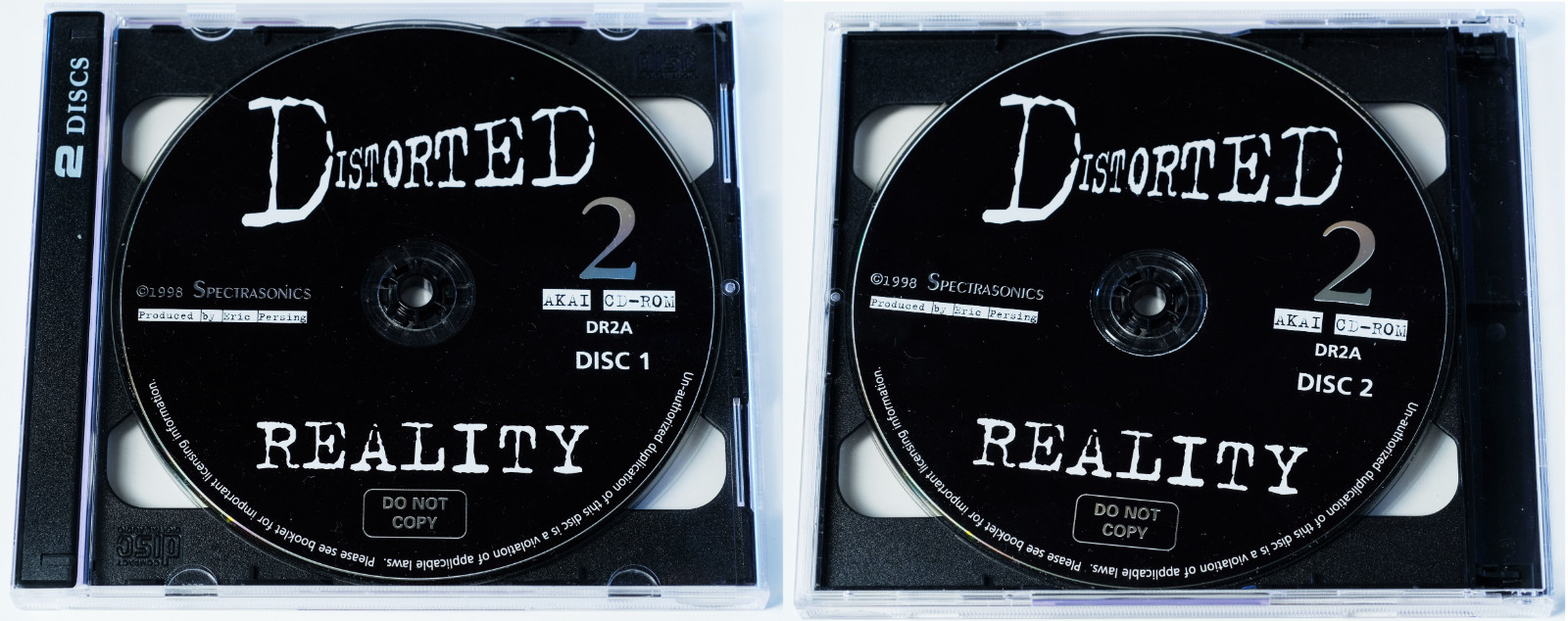 Spectrasonics Distorted Reality 2 - Akai CDroms Sampling Library Missing Inserts