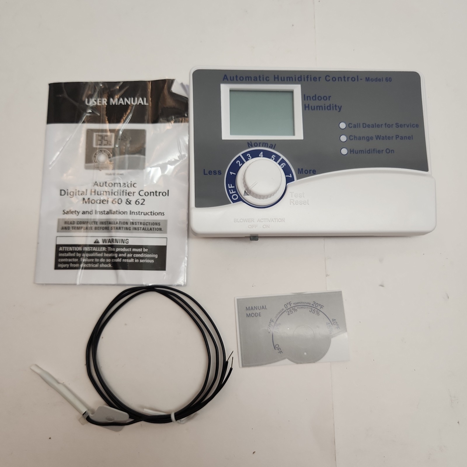 For Aprilaire Model 60 & 62 Automatic Digital Humidifier Control HVAC Humidistat