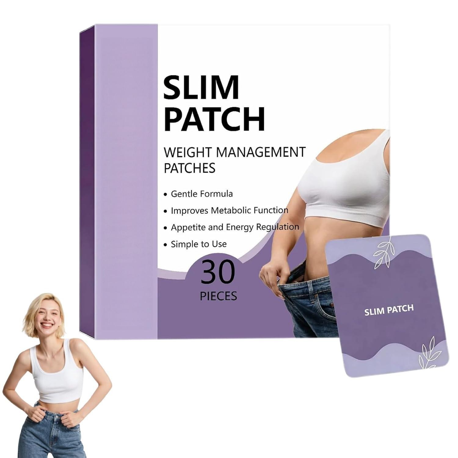 Akemi Natural Body Patches, All Skin Types, 30-Day Supply