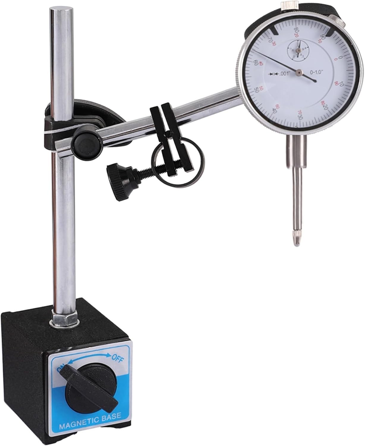 Magnetic Base for Dial Indicator Holder with Fine Adjustable Long Arm Tool St