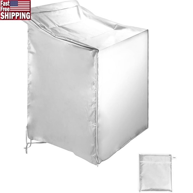 Waterproof Washer Dryer Cover High Density Oxford Cloth Dust Protection Shield